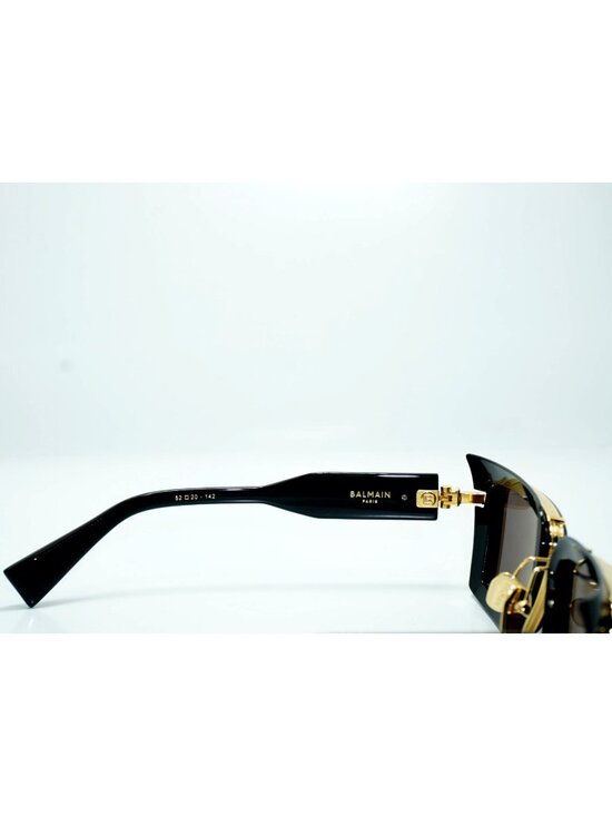 BALMAIN FLECHE BPS-138B-141 / GLD-BNE/ CAT 1 Gold France Designer Sunglasses main image 2